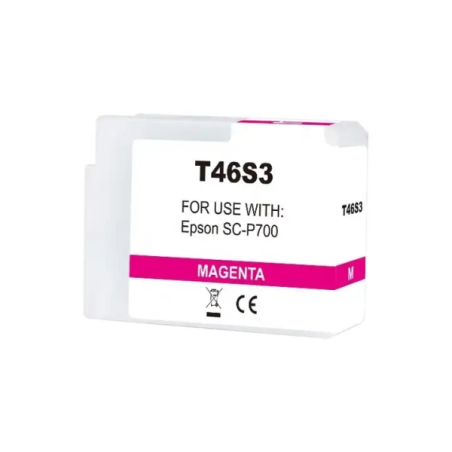 Cartouche d'encre générique Epson T46S3 Vivid Magenta - Remplace C13T46S300