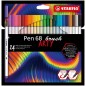 Lot de 24 feutres Stabilo Pen 68 Brush Arty