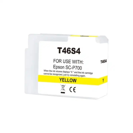Cartouche d'encre générique Epson T46S4 jaune - Remplace C13T46S400