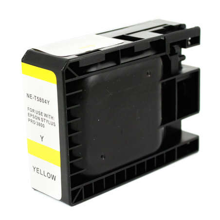 Epson T5804 Cartouche d'encre pigmentée jaune générique - Remplace C13T580400