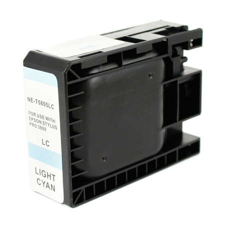 Cartouche d'encre pigmentée générique Epson T5805 Cyan Light - Remplace C13T580500