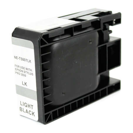 Cartouche d'encre pigmentée générique Epson T5807 Black Light - Remplace C13T580700