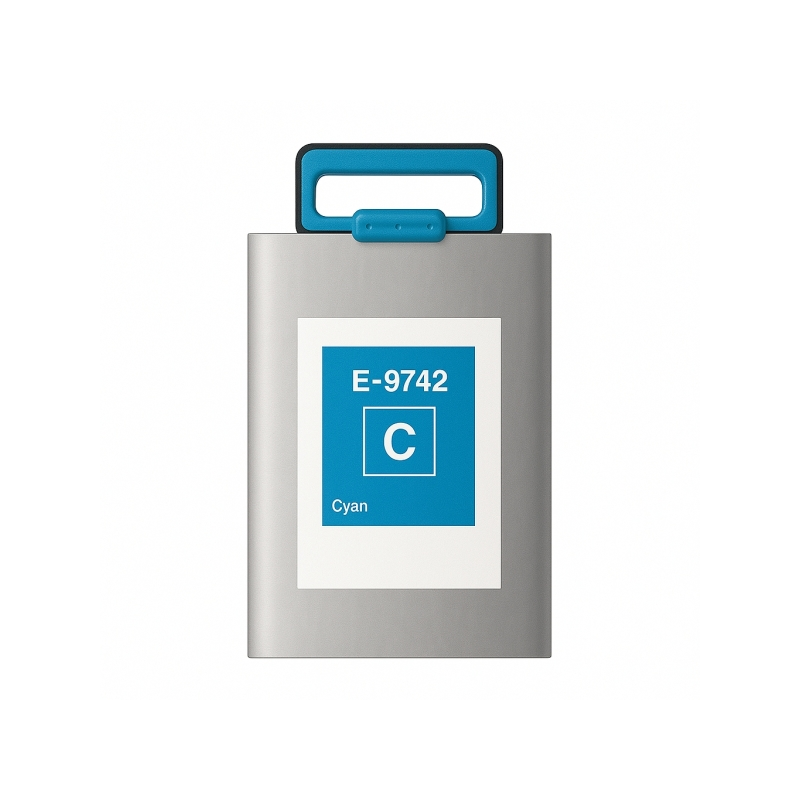 Cartouche d'encre pigmentée générique Epson T9742 Cyan - Remplace C13T974200
