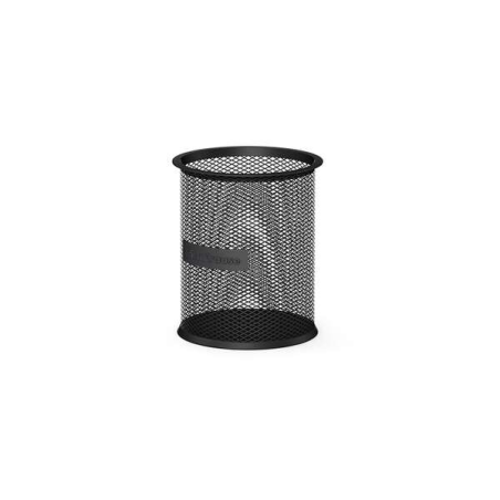 Erichkrause Compass Porte-crayons rond classique - Base ronde en acier inoxydable - Design moderne et élégant - Couleur noire