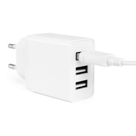 Chargeur USB Multiple Orbegozo EN 1100 - Charge jusqu'à 3 appareils simultanément - Protection contre les surcharges et les cour