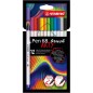 Lot de 12 feutres Stabilo Pen 68 Brush Arty