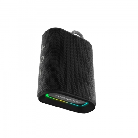 Enceinte Bluetooth Energy Sistem - Fabriquée en Plastique Recyclé - IPX6 - Autonomie 12h - Radio FM - Lecteur Micro SD - Lumière