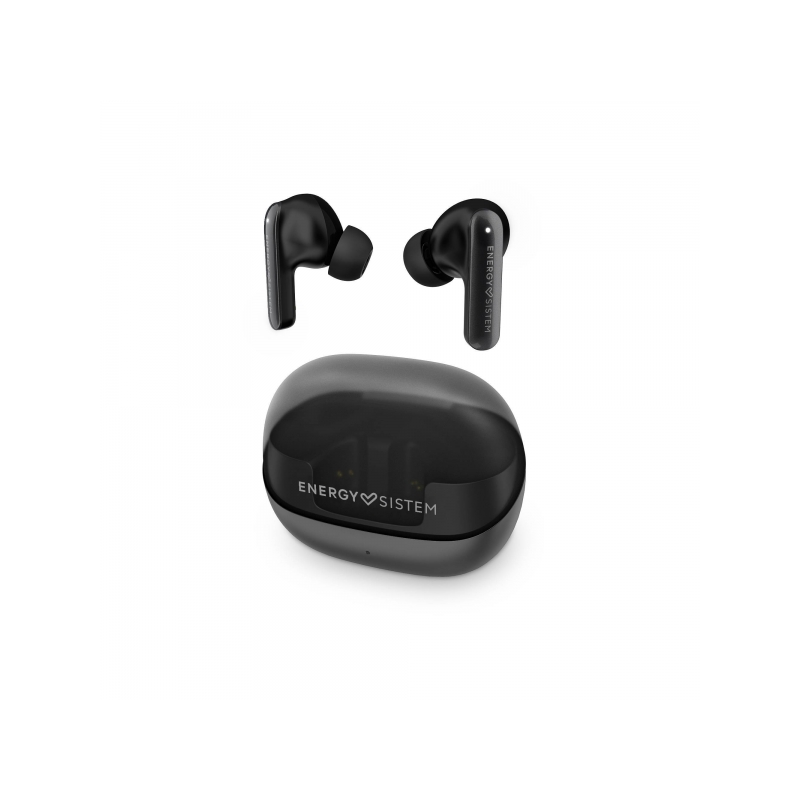 Casque Energy Sistem ANC -30dB - Quad Mic - Bluetooth 5.4 - Autonomie 25h - IPX4 - Plastique recyclé - Couleur Noir