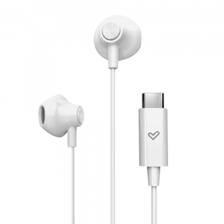 Casque Energy Sistem - Son HD - Connexion Type C - Microphone intégré - Contrôle de lecture - Léger et confortable - Emballage r