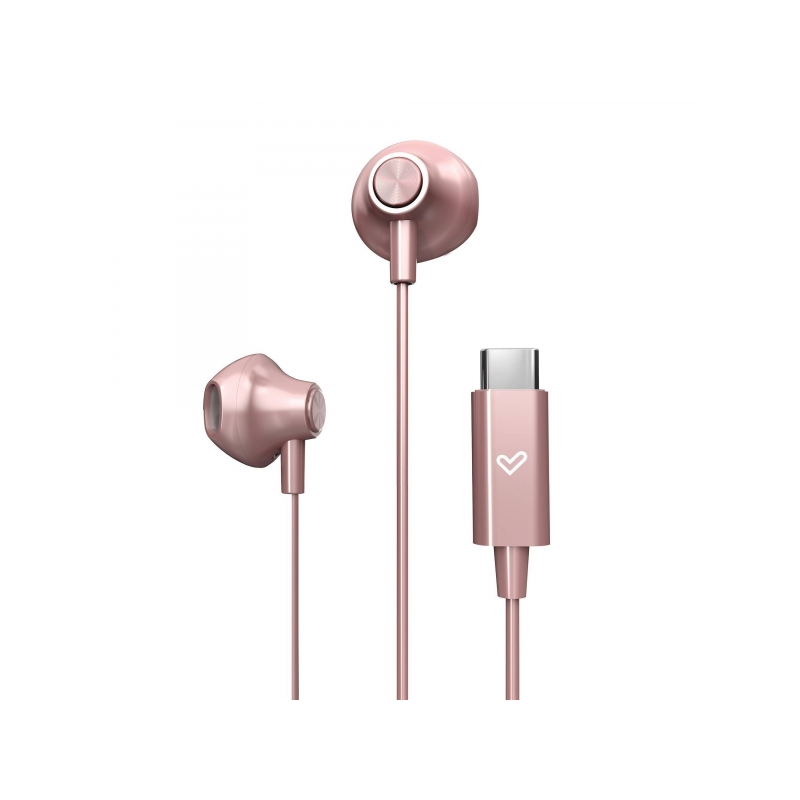 Écouteurs Energy Sistem - Son HD - Connexion Type C - Microphone intégré - Contrôle de lecture - Câble 120 cm - Emballage recycl