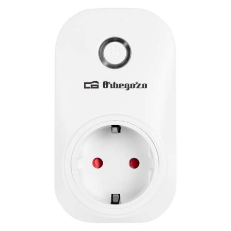 Prise intelligente Orbegozo ENM 2000 avec télécommande - Contrôle sans pile - Portée 150 M - Puissance maximale 3680 W - Protect