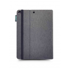 Pack étui, stylet et verre trempé Urban Factory Greenee pour iPad (7e, 8e et 9e générations) 10,2" - Écologique - Gris