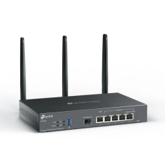 TP-Link Omada ER706W Router de Doble Banda - Velocidad hasta 3Gbps - VPN - WiFi - 1Gbps SFP - 5xRJ45 1Gbps - Antenas Desmontable