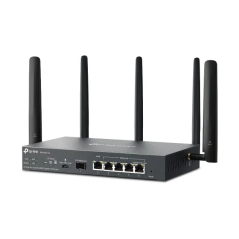 TP-Link Omada ER706W-4G Router de Doble Banda - Velocidad hasta 3Gbps - VPN - WiFi - 1Gbps SFP - 1Gbps WAN - 4x1Gbps LAN/WAN - 5