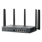 TP-Link Omada ER706WP-4G Router de Doble Banda NAT - WiFi hasta 3Gbps - Ethernet - VPN - 1Gbps SFP - 1Gbps WAN - 4x1Gbps LAN - B