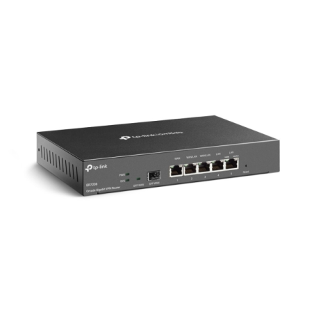 TP-Link Omada ER7206 Router - VPN - 4x1Gbps WAN/LAN - 1Gbps WAN - 1Gbps SFP - USB 3.0 - Balanceo de Carga - Gestion Centralizada