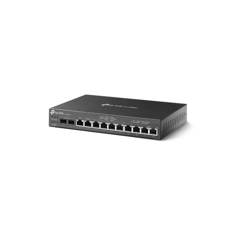 TP-Link ER7212PC Routeur VPN Gigabit 3-en-1 Omada - 8 ports RJ45 PoE+ LAN + 2 ports SFP + 2 ports WAN