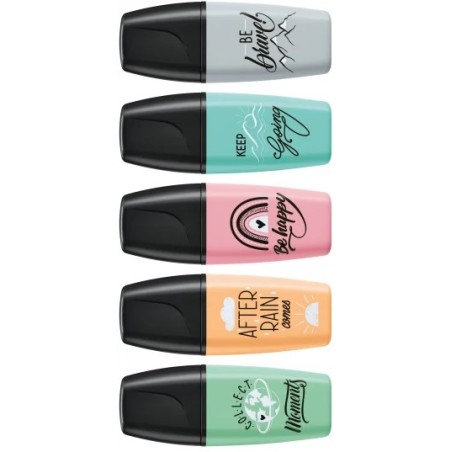 Surligneurs mini pastel x5 Stabilo Boss