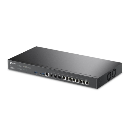 TP-Link Omada ER8411 Router Gigabit - 8x RJ45 - 3xSFP - 2xUSB-A - VPN - Balanceo de Carga - Carcasa de Acero - RAM de 4GB - Sist
