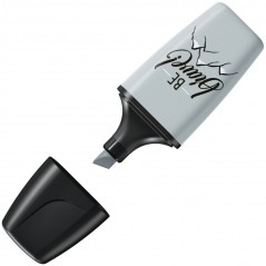 surligneur gris capuchon noir