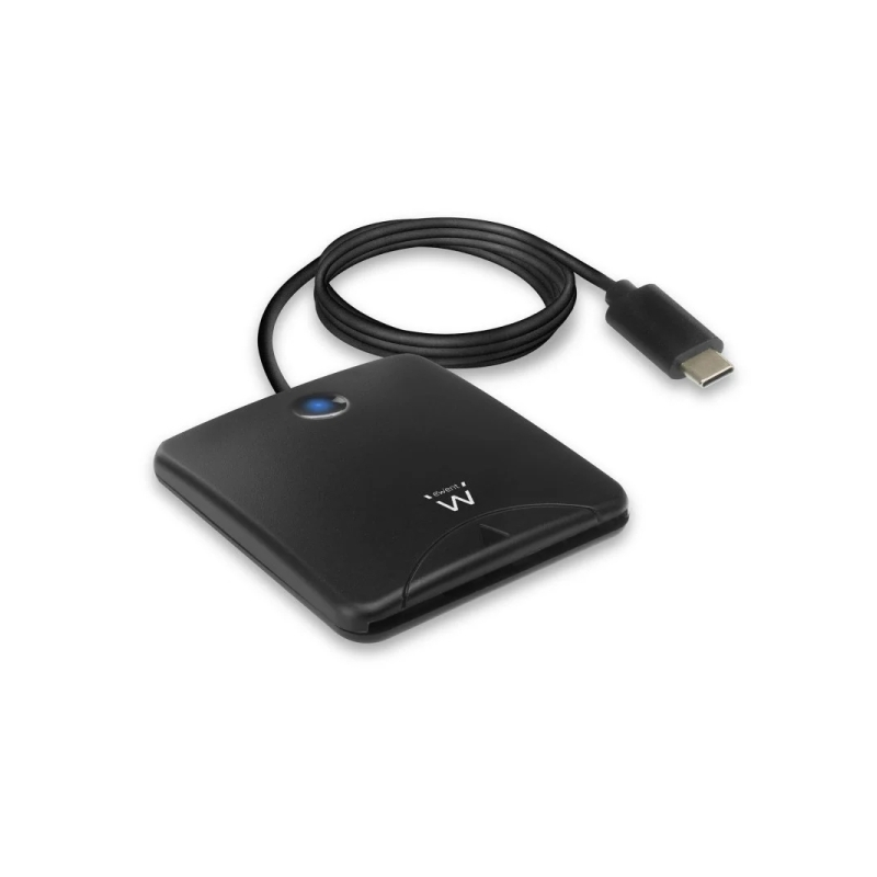 Lecteur de cartes à puce USB-C Ewent - Noir