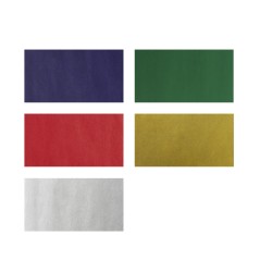 ✅ Apli Présentoir de 55 Rouleaux de Papier Cadeau Kraft - 11 Rouleaux par Couleur - Dimensions du Rouleau 0,70x en stock