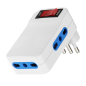 Multiprise murale 3 prises Ewent - 3 prises Schuko 10/16 A italiennes type L - 3 prises Schuko 10/16 A italiennes type L - Inter