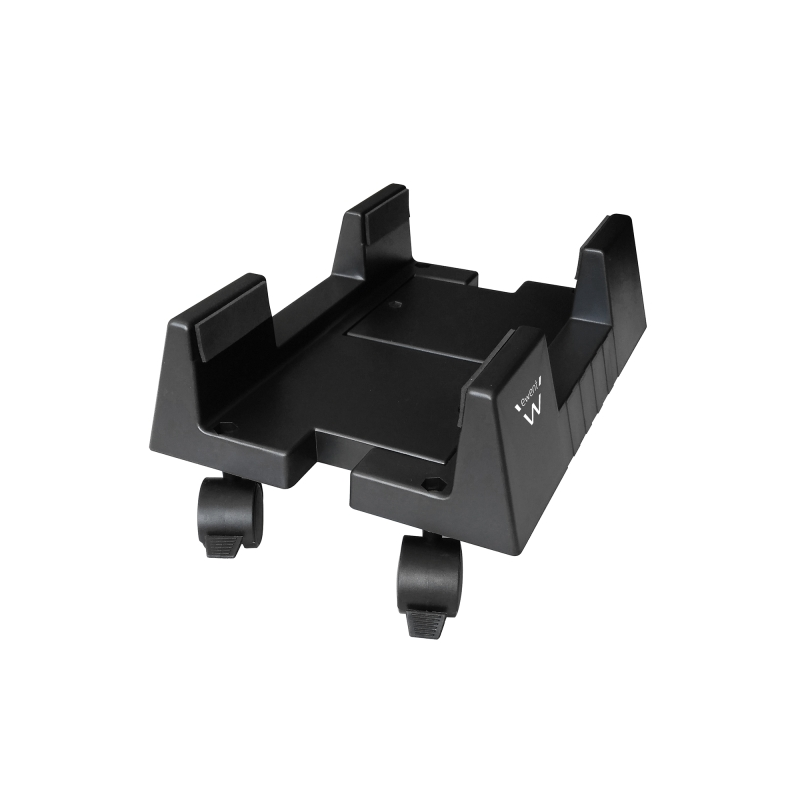 Support d'ordinateur réglable à roulettes Ewent EW1290 - 15,5 à 25,5 cm - Charge maximale : 8 kg - Noir