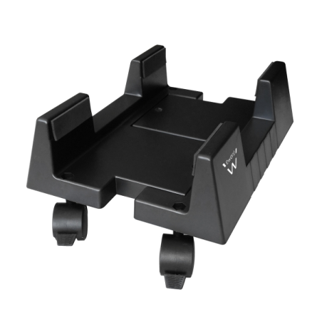 Support d'ordinateur réglable à roulettes Ewent EW1290 - 15,5 à 25,5 cm - Charge maximale : 8 kg - Noir