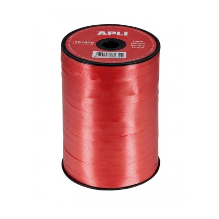 ✅ Apli Rouleau de Ruban d'Emballage Cadeau 7mmx400m - Couleur Rouge couleur rouge en stock