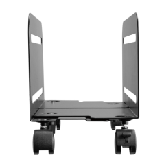 Support d'ordinateur mobile Ewent - Réglable - Poids maximal 10 kg - Roulettes verrouillables - Noir