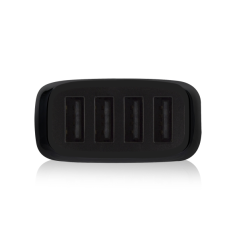 Chargeur de voiture USB Ewent 50 W - 4 ports USB - Noir