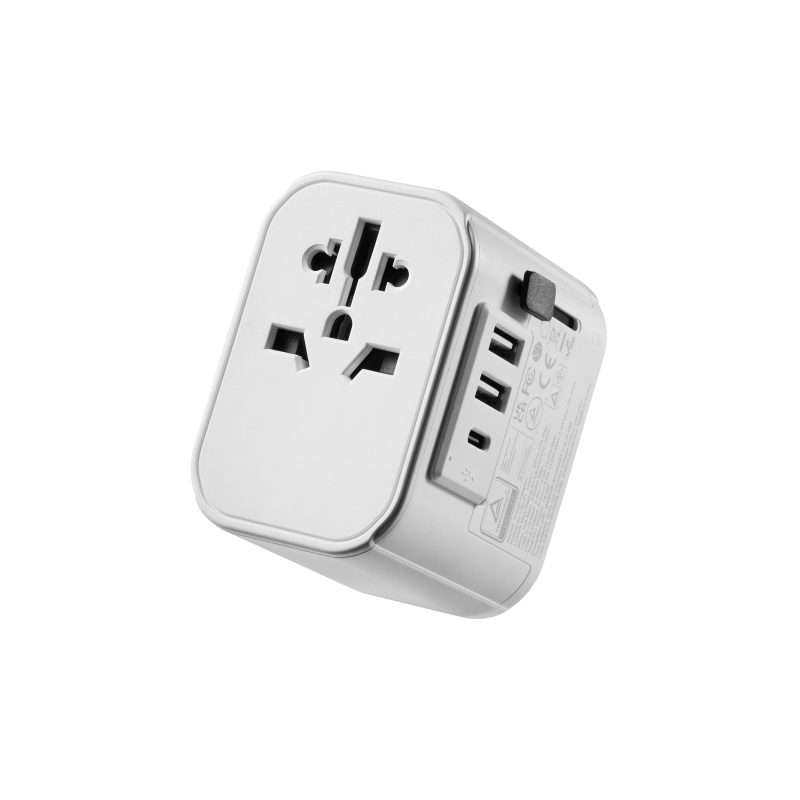 Adaptateur de voyage universel Ewent - Connexions pour l'Europe (Schuko), les États-Unis, le Royaume-Uni, l'Australie et la Chin