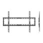 Support mural fixe pour téléviseur Ewent EW1503 - jusqu'à 80" - 45 kg - Noir