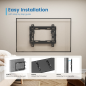 Support mural fixe pour téléviseur Ewent EW1506 - jusqu'à 42" - 35 kg - Noir