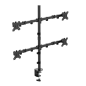 Support de table Ewent EW1514 avec bras articulé pour 4 moniteurs de 10" à 32" - Rotatif - Gestion des câbles - Poids maximum 8