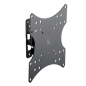 Support mural Ewent pour téléviseurs jusqu'à 100" - Inclinable - VESA max. 800 x 600 - Poids max. 20 kg - Pivotant - 230 x 230 x