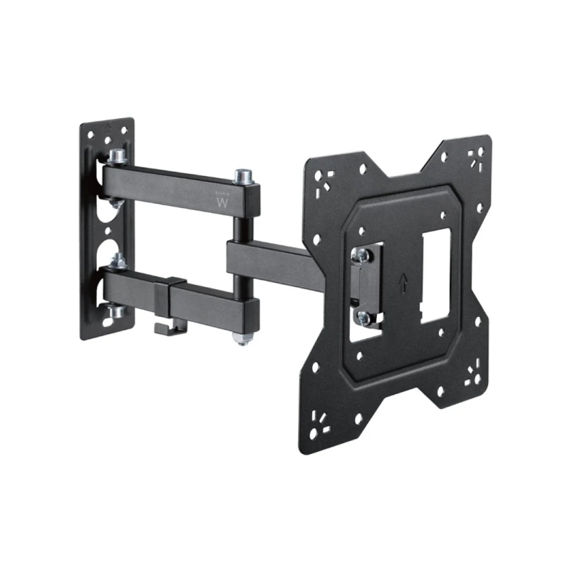 Support mural TV Ewent EW1522 - 3 points d'articulation - Supporte jusqu'à 42" - 20 kg - Noir