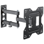 Support mural TV Ewent EW1522 - 3 points d'articulation - Supporte jusqu'à 42" - 20 kg - Noir