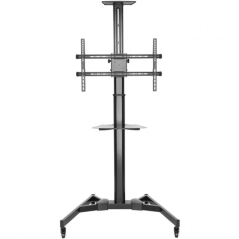 Support de sol à roulettes Ewent Aisens EW1440 - Plateau - 37-70 - Poids maximal supporté 50 kg - Noir