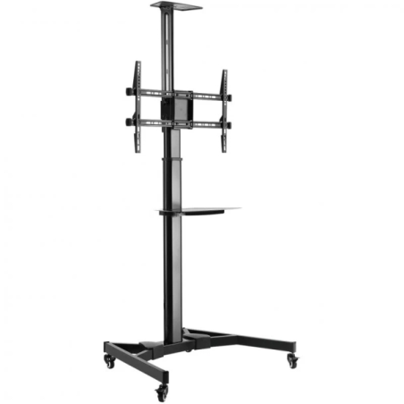 Support de sol à roulettes Ewent Aisens EW1440 - Plateau - 37-70 - Poids maximal supporté 50 kg - Noir