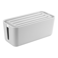 Boîte de rangement pour câbles Ewent - Support pour tablette et téléphone - Dissipation thermique - Couvercle amovible - 30,7 x