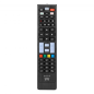 Ewent EW1577 Mando Universal para Lg, Samsung, Sony, Hisense y TCL - Preconfigurado - Botones NetTV y Smart Video - Color Negro