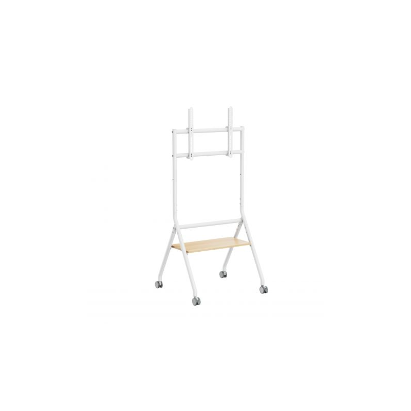 Support de sol Ewent EW1582 pour écrans/téléviseurs interactifs de 37 à 86 pouces - Plateau multi-usages - Poids max. 80 kg - Ha