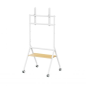 Support de sol Ewent EW1582 pour écrans/téléviseurs interactifs de 37 à 86 pouces - Plateau multi-usages - Poids max. 80 kg - Ha