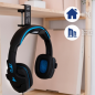 Support de bureau universel pour casque Ewent - Réglable - Antidérapant - Noir