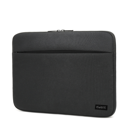 Housse Ewent pour ordinateur portable jusqu'à 13,3" - Polyester - Compartiment supplémentaire - Noir