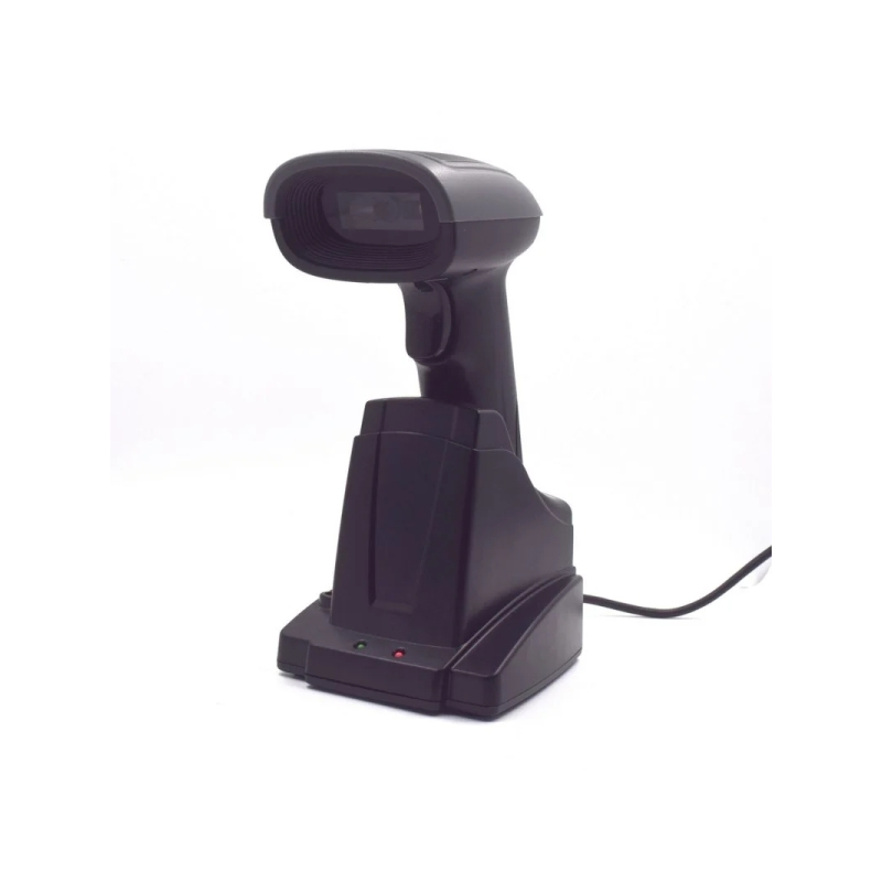 Lecteur de codes-barres sans fil Ewent EW3440 1D/2D - Sans fil et Bluetooth - Jusqu'à 7 h d'autonomie - Base intelligente - Noir