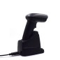 Lecteur de codes-barres sans fil Ewent EW3440 1D/2D - Sans fil et Bluetooth - Jusqu'à 7 h d'autonomie - Base intelligente - Noir