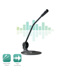 Microphone multimédia Ewent - Jack 3,5 mm - Câble 1,8 m - Noir